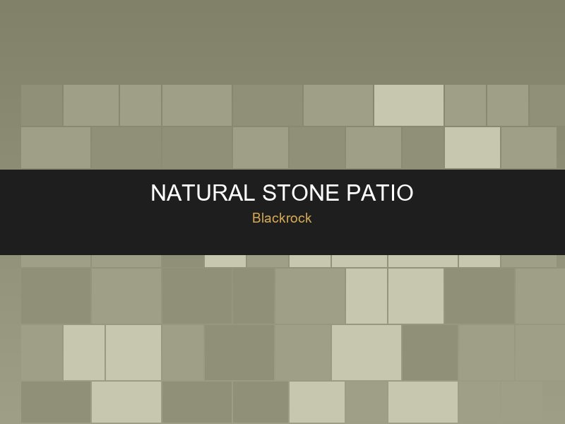 Indian sandstone patio installation in Blackrock