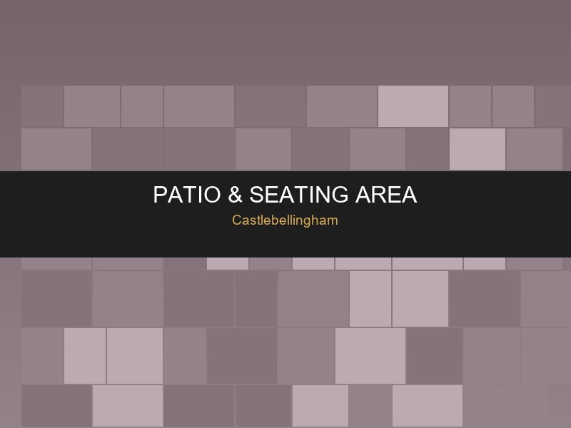 Limestone patio and steps in Castlebellingham